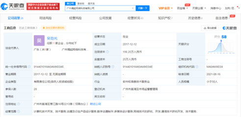騰訊投資魂起網絡，數字動漫制作公司注冊資本增至156.25萬